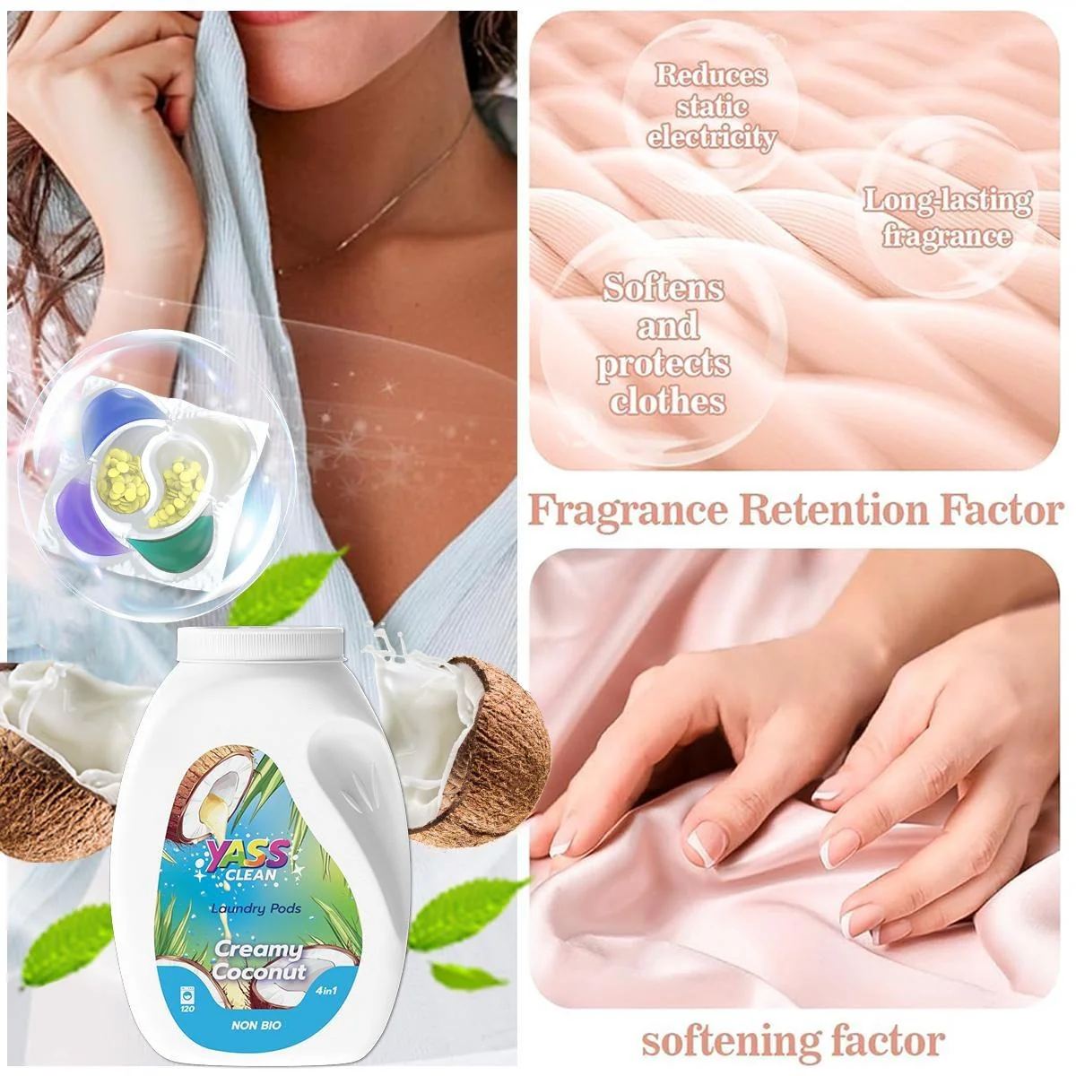 Non Bio 4 In 1 Washing Pods - Image 7