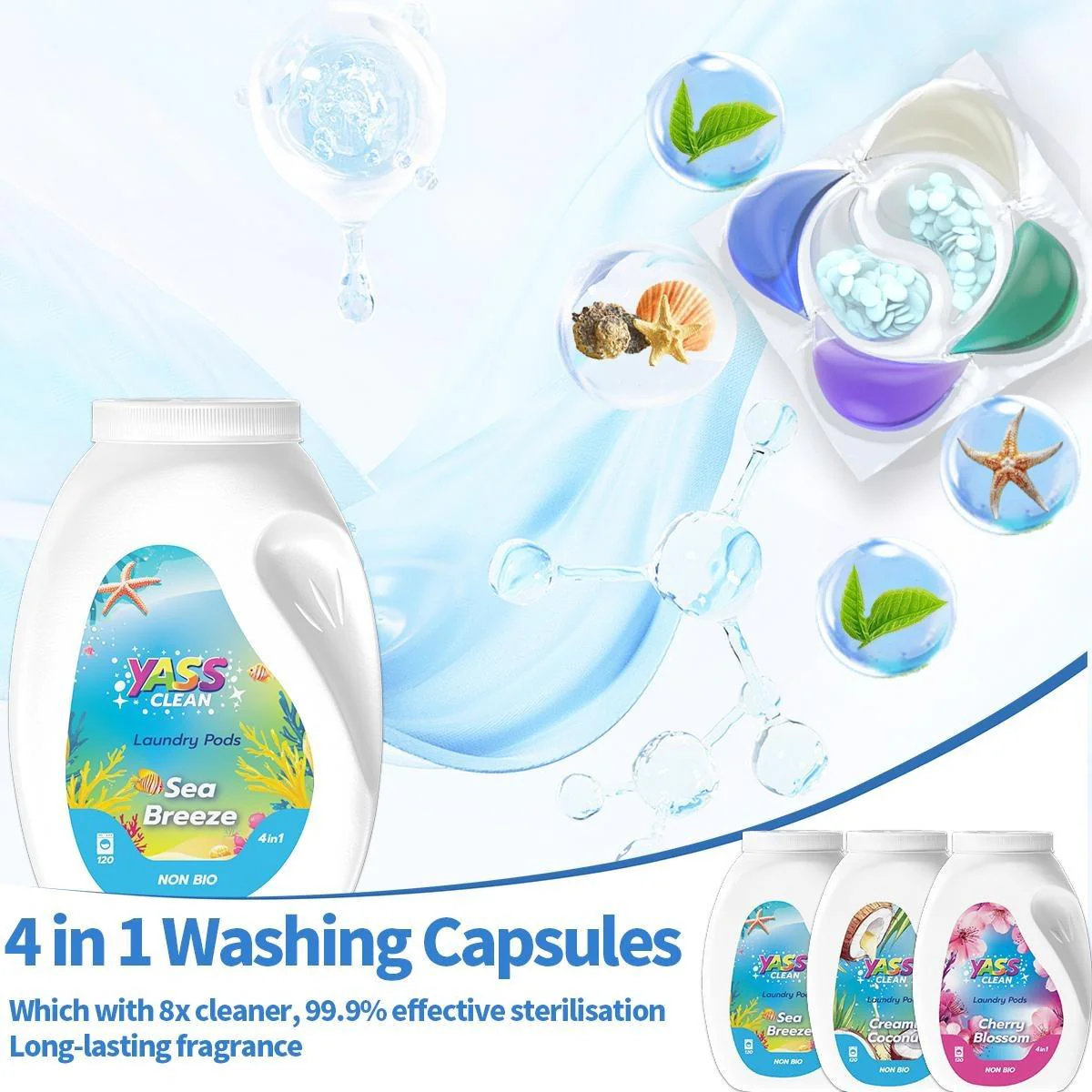 Non Bio 4 In 1 Washing Pods - Image 8