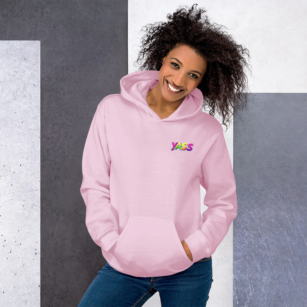 Yass Unisex Hoodie - Image 4
