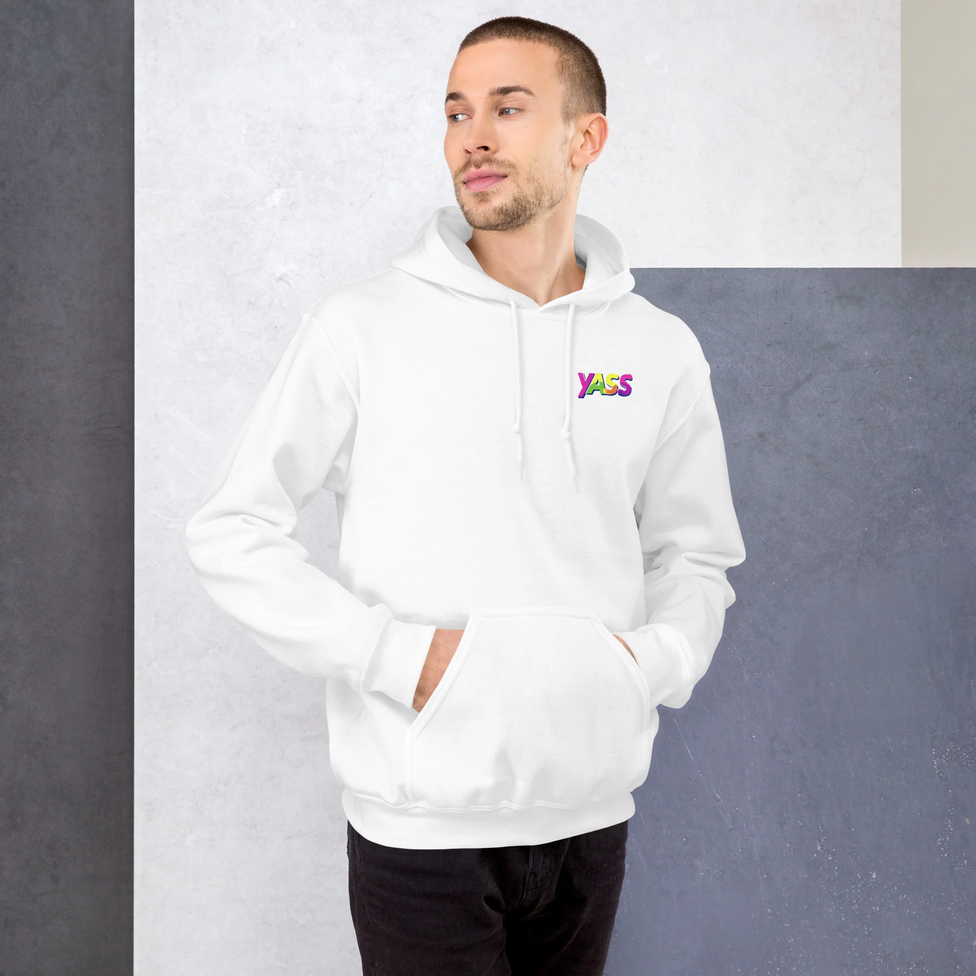 Yass Unisex Hoodie - Image 5